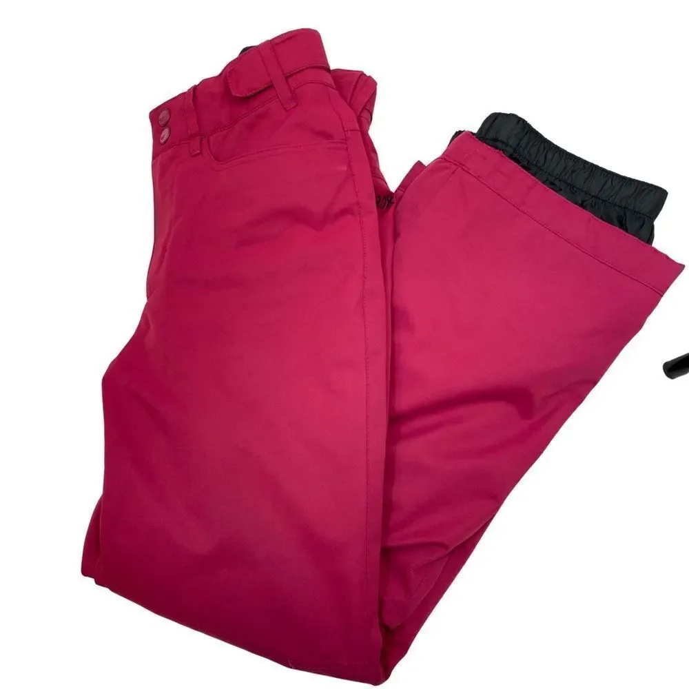 Roxy Girls Backyard Snow Pants‎ Fuchsia Pink Size Large